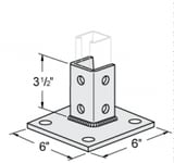 6 hole single channel post base 4774d h57ddybxwpovbwcj